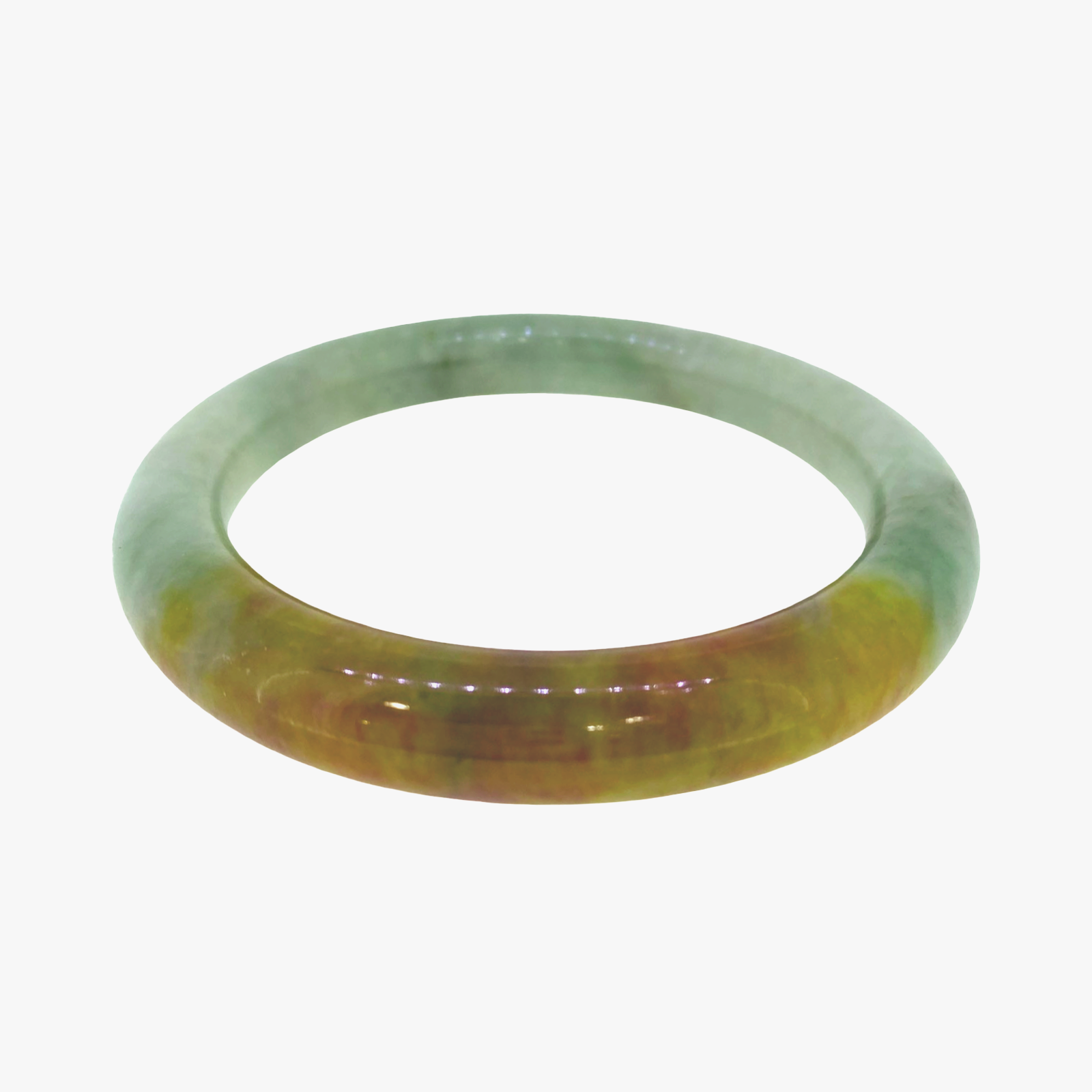 Sunflower Jade Bangle