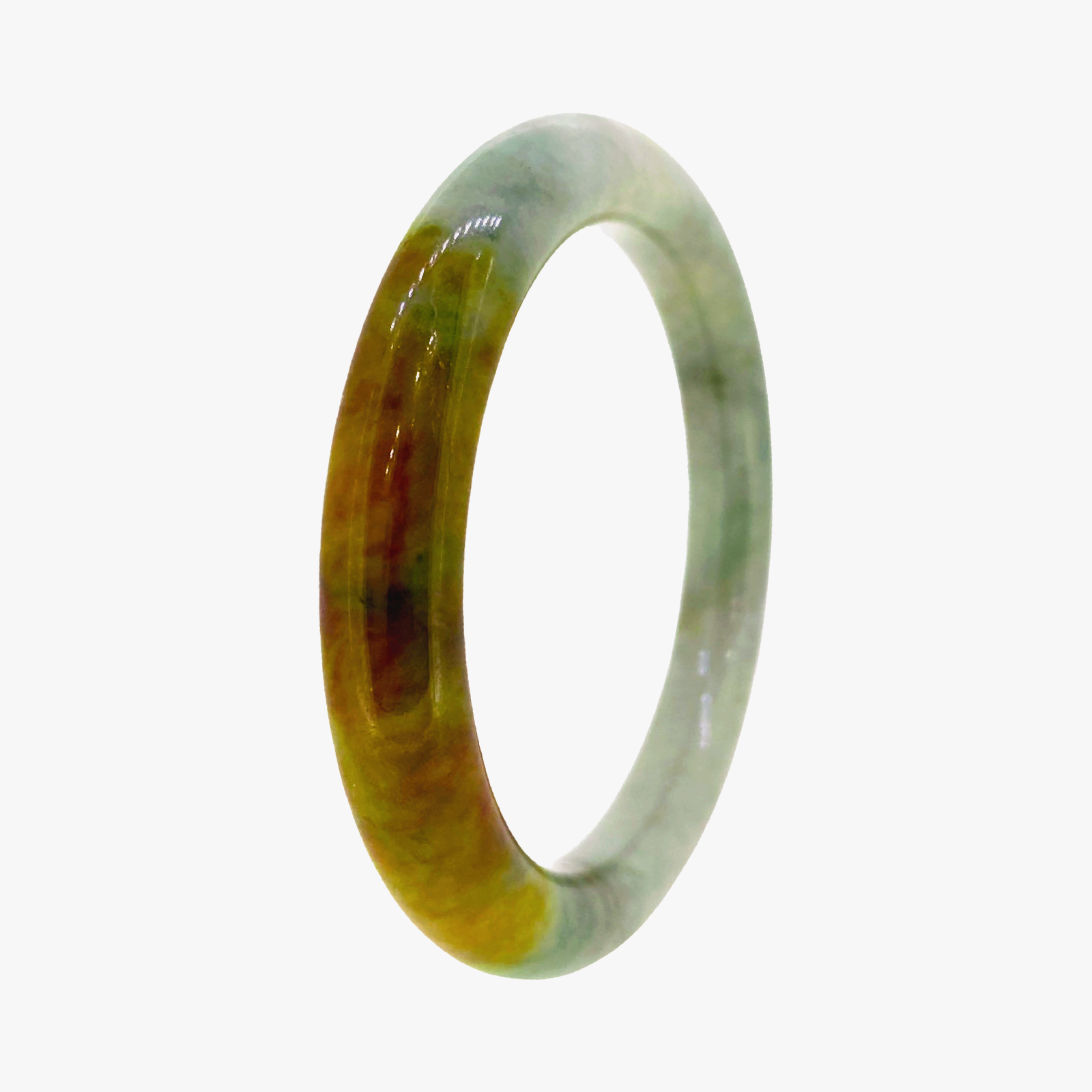 Sunflower Jade Bangle