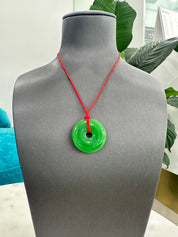 Coin Neckace | Natural Burmese Jade