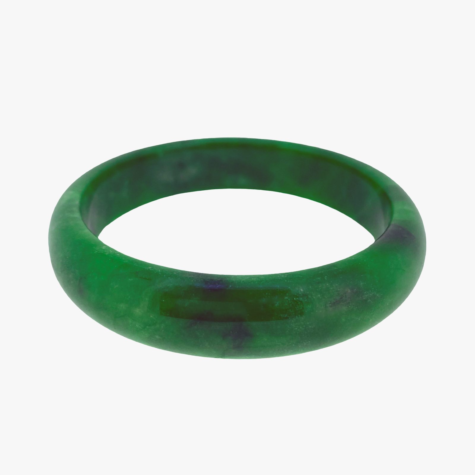 Sea Moss Jade Bangle