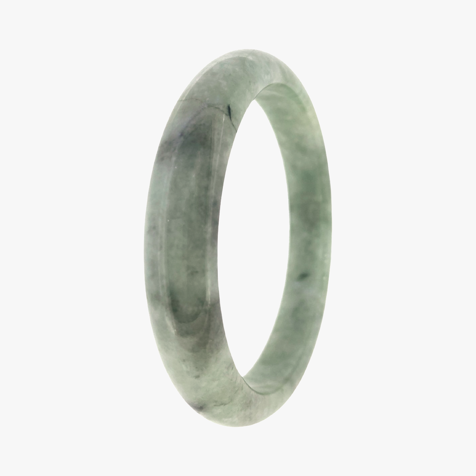 Lichen Jade Bangle