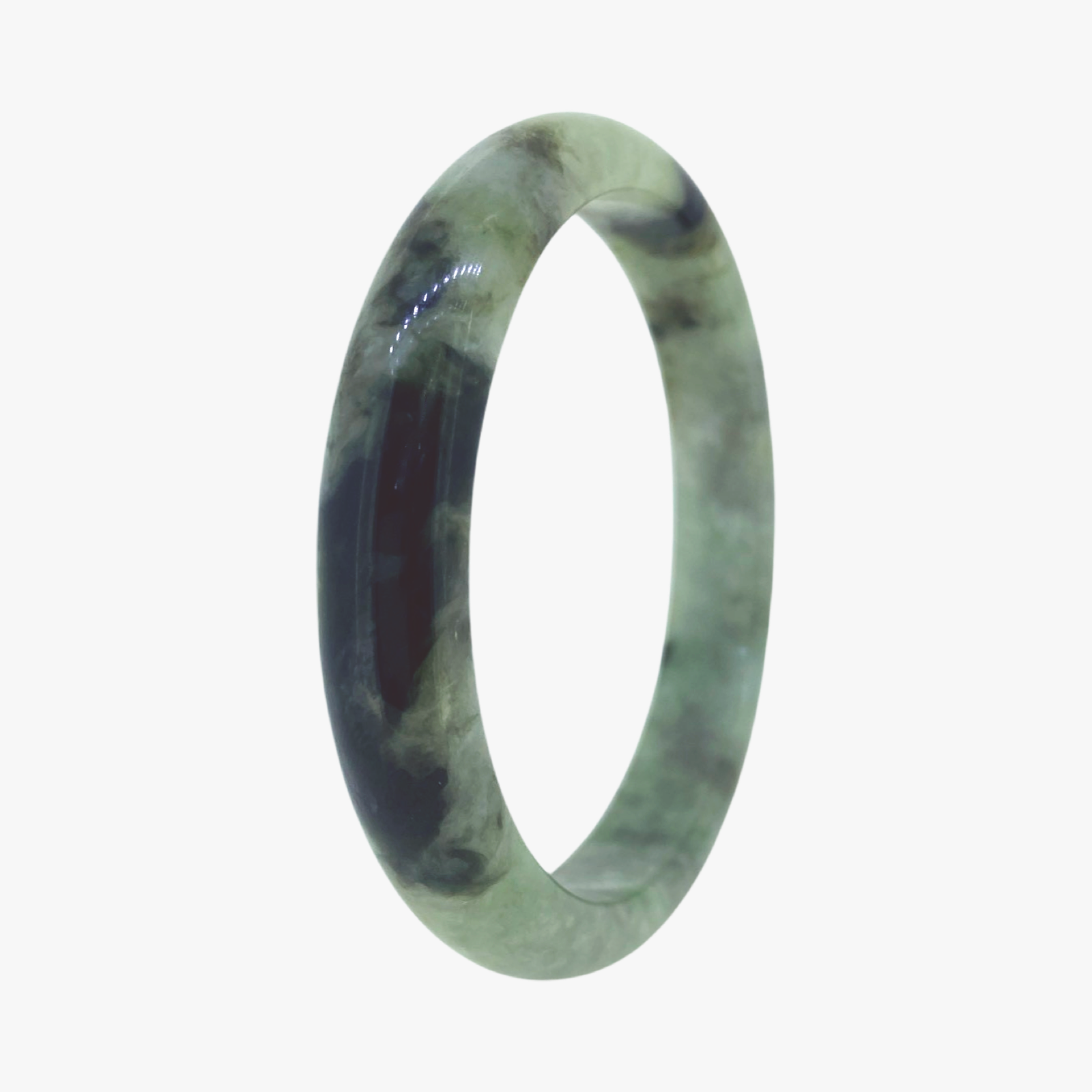 Frog Jade Bangle