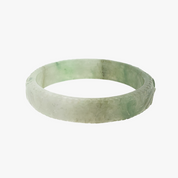 Paisley Fern Carved Jade Bangle