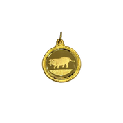 24k Zodiac Animal Pendant