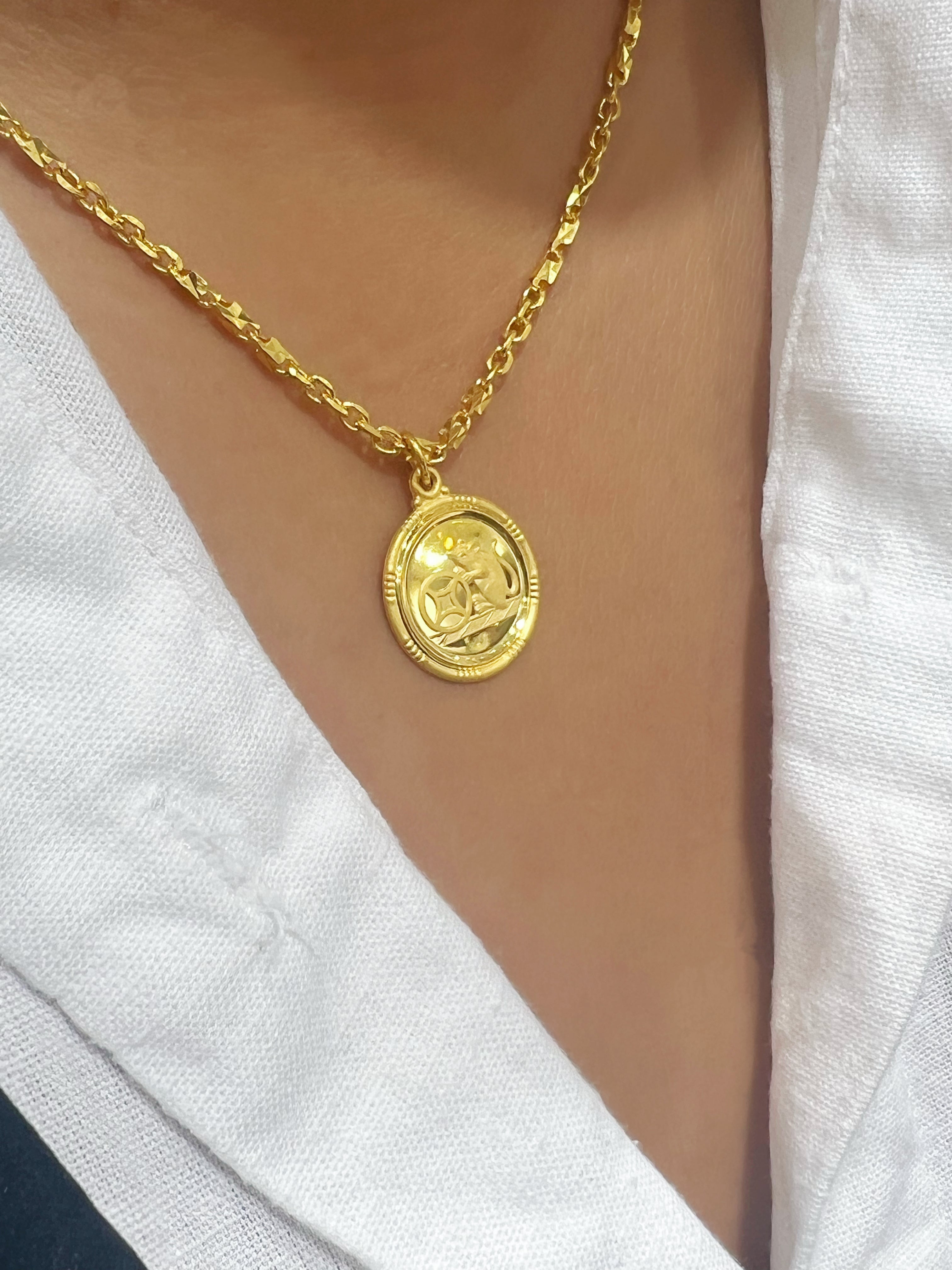 24k Zodiac Animal Pendant