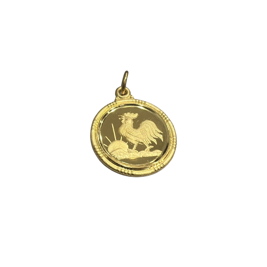 24k Zodiac Animal Pendant