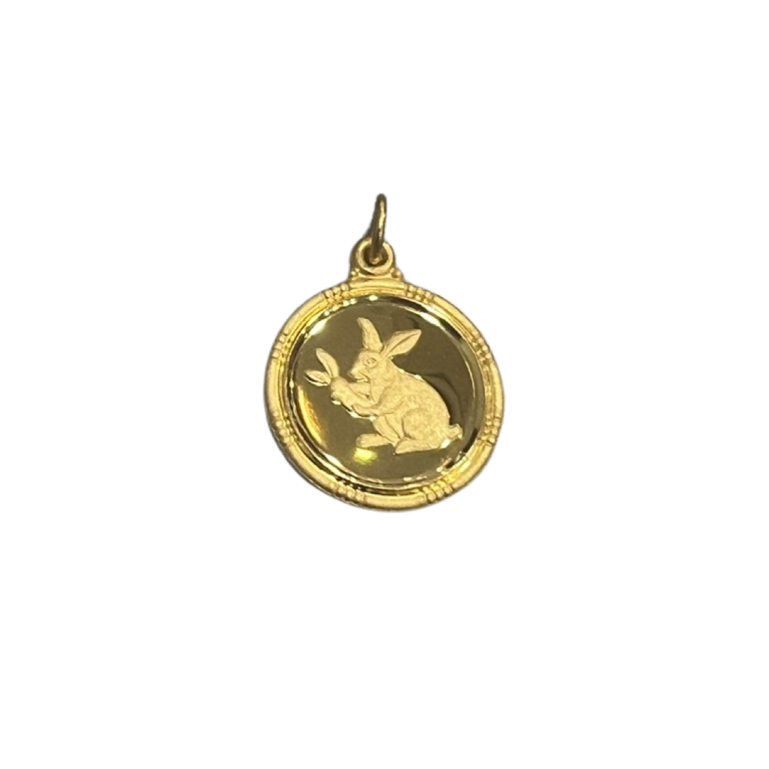 24k Zodiac Animal Pendant