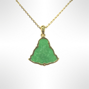 Fortune Buddha Jade Pendant