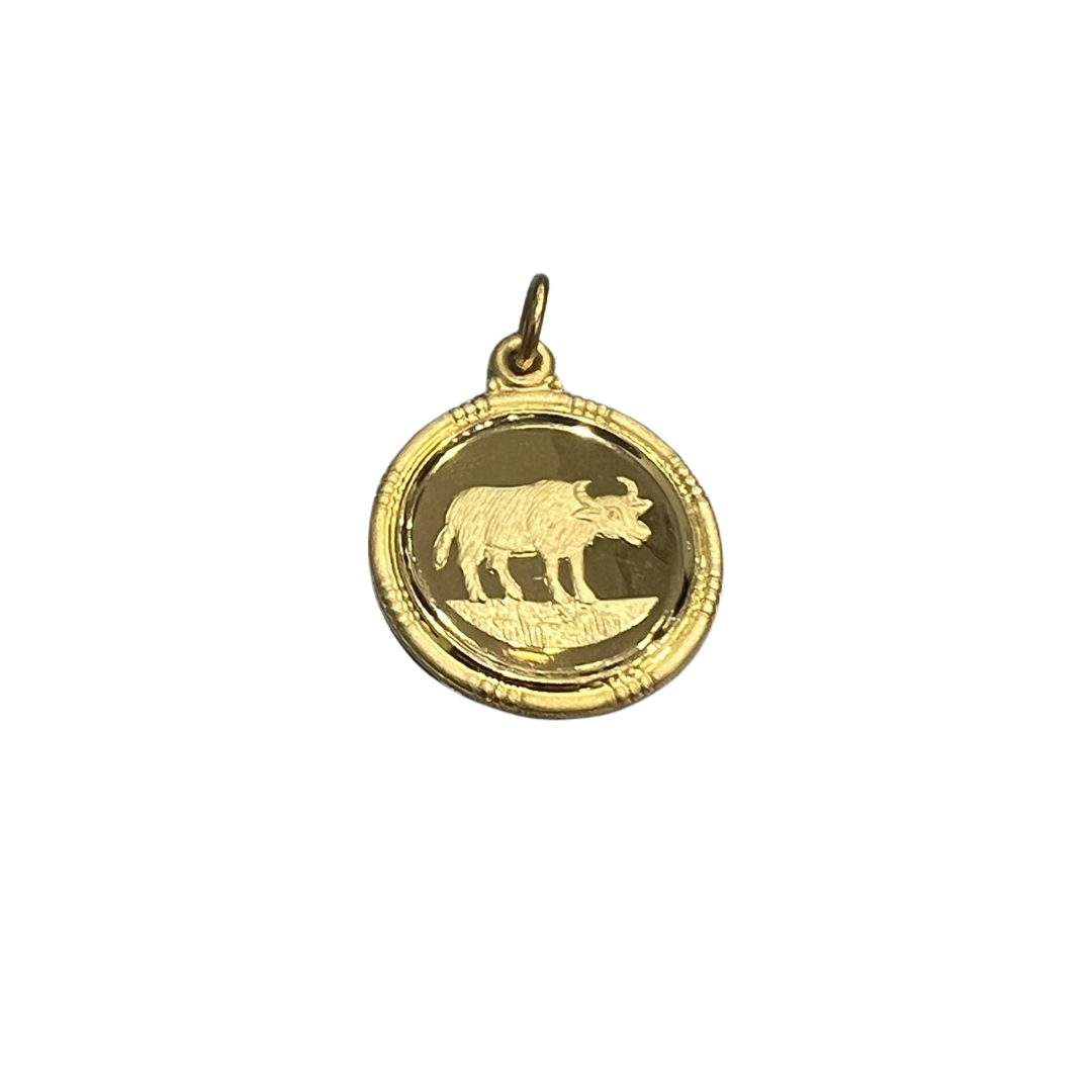 24k Zodiac Animal Pendant