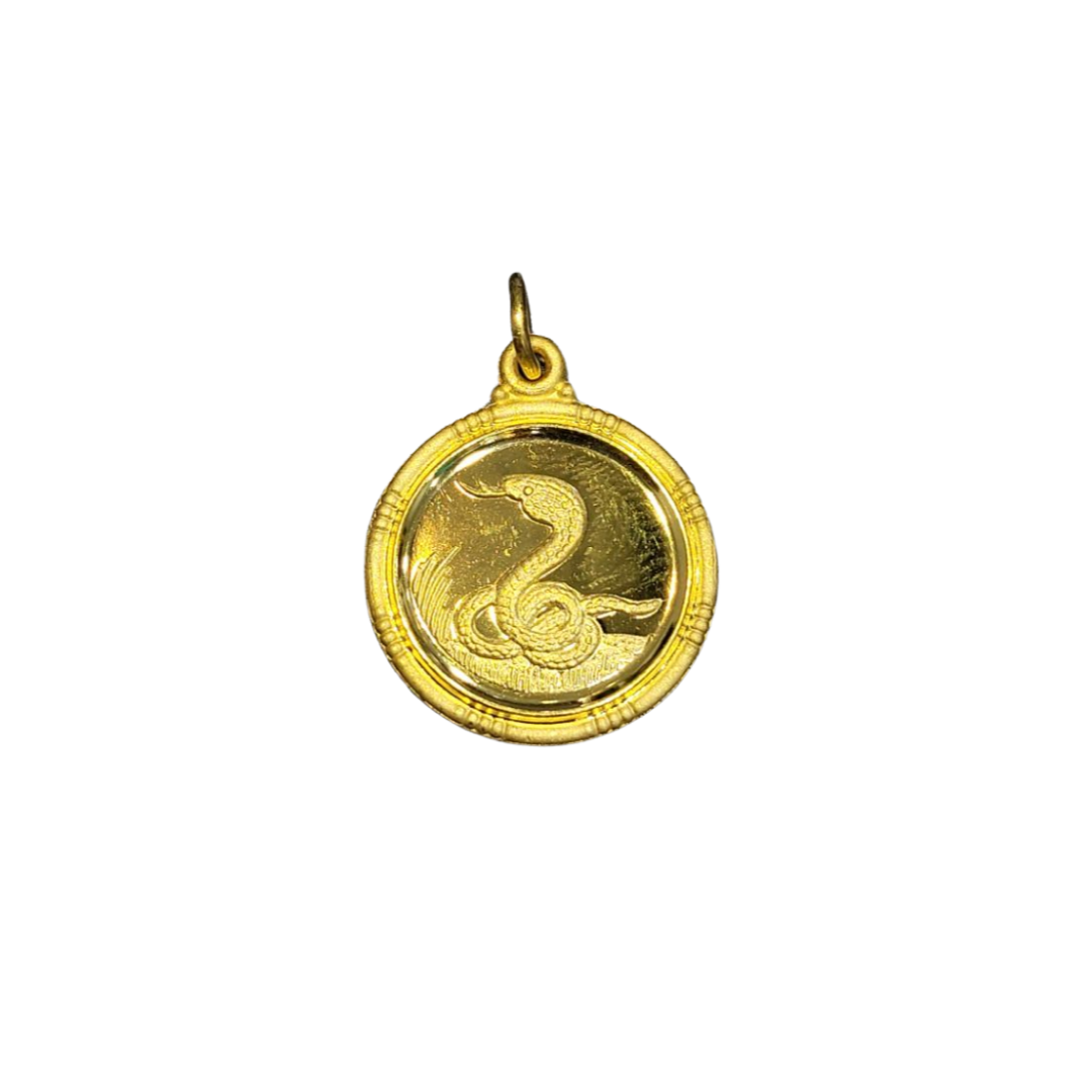 24k Zodiac Animal Pendant