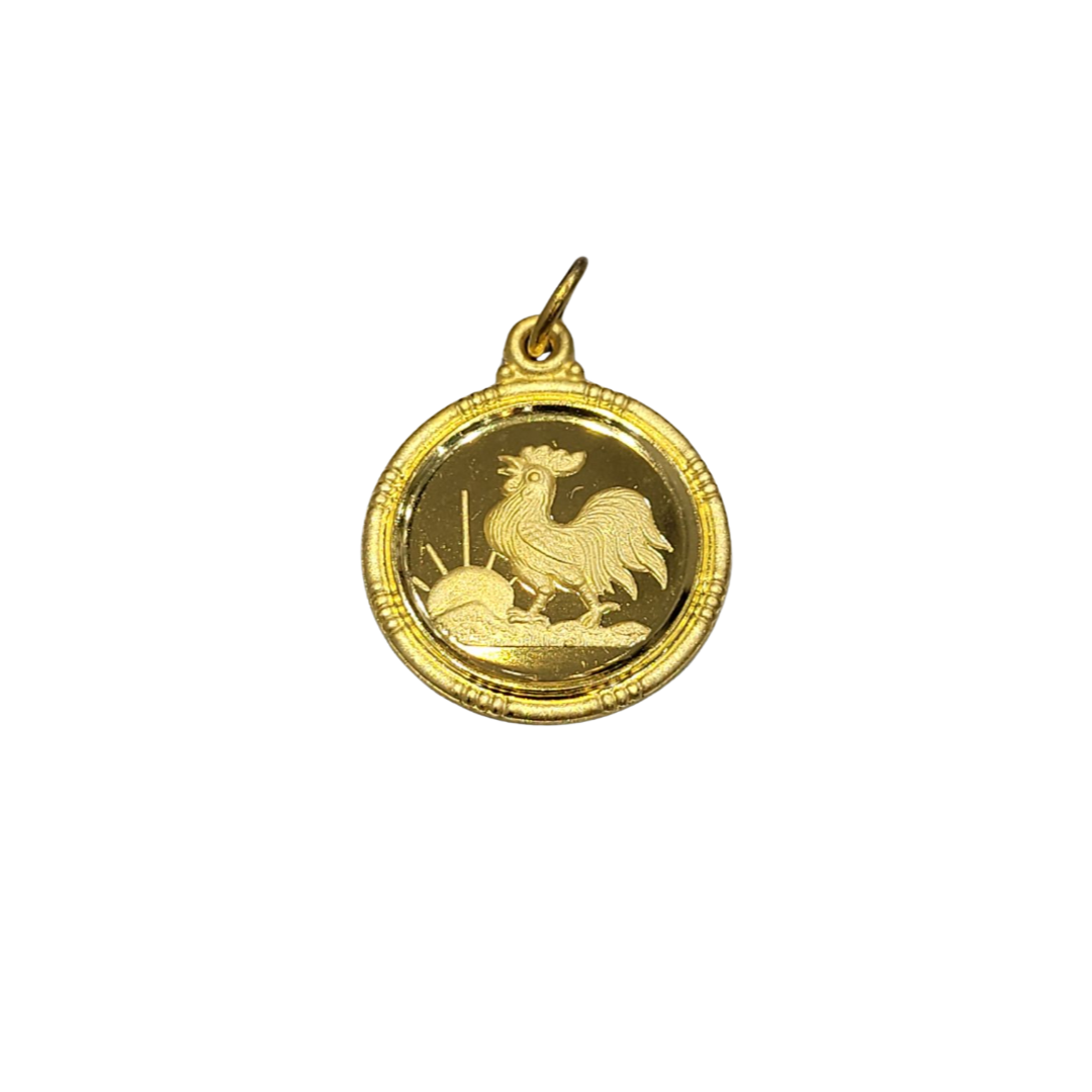 24k Zodiac Animal Pendant